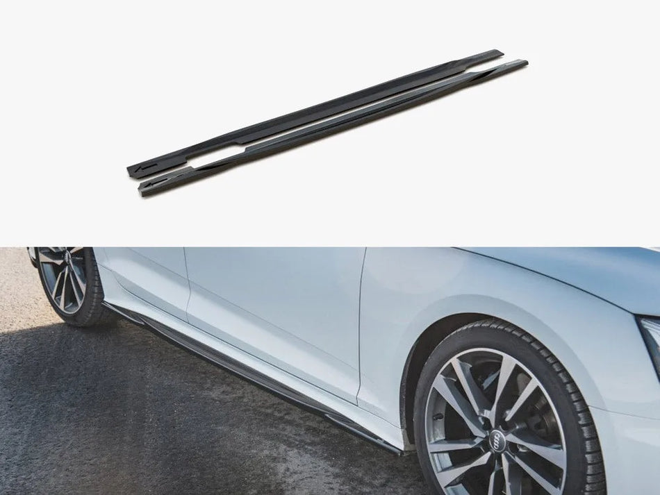 Maxton Side Skirts Diffusers Audi S5 / A5 S-Line Sportback F5 Facelift