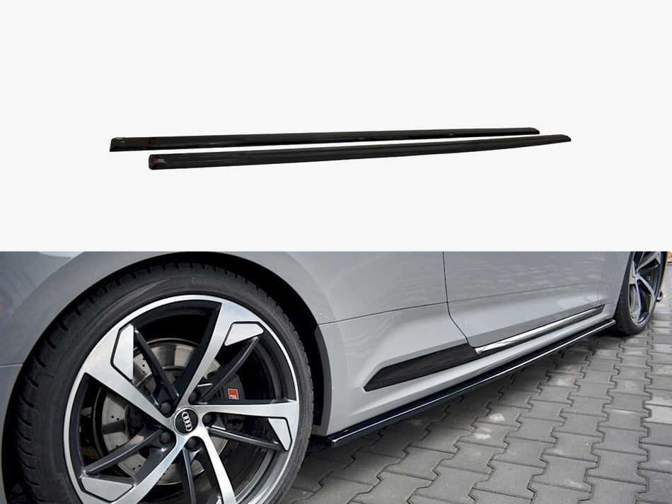 Maxton Side Skirts Diffusers Audi RS5 F5 Coupe