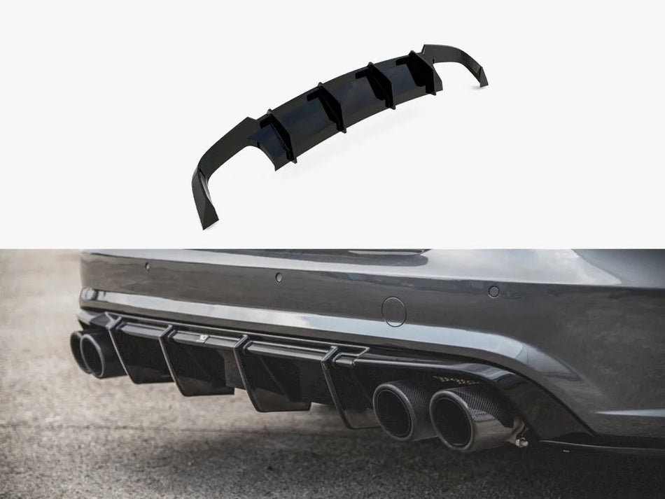 Maxton Rear Valance V.1 Audi A6 / A6 C7 S-Line / S6 C7 Facelift