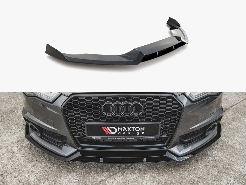 Maxton Front Splitter Audi A6 / A6 C7 S-Line / S6 C7 Facelift