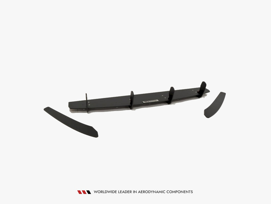 Maxton Rear Diffuser & Rear Side Splitters Audi A6 S-Line C7 (exhaust 2x1)