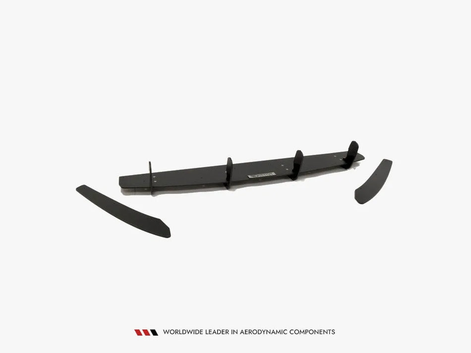 Maxton Rear Diffuser & Rear Side Splitters Audi A6 S-Line C7 (exhaust 2x1)