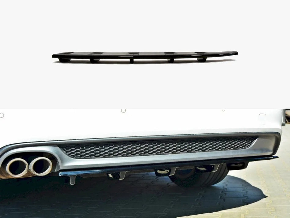 Maxton Central Rear Splitter Audi A6 C7 S-line Avant (2011-2014)