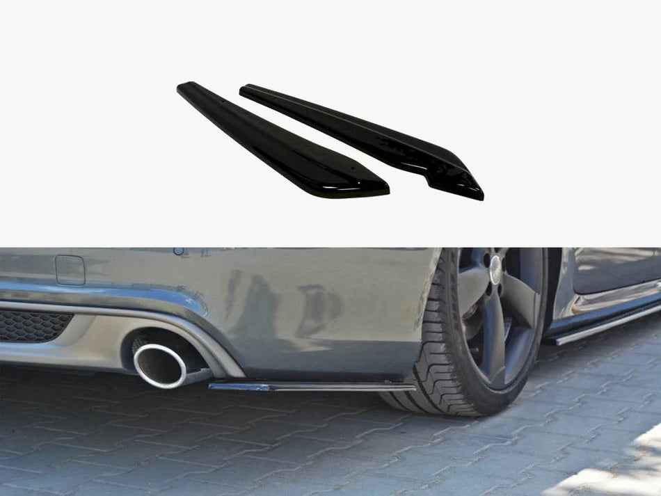 Maxton Rear Side Splitters Audi A6 C7 S-Line Avant (2011-2014)