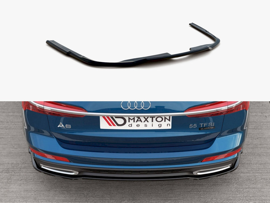 Maxton Central Rear Splitter Audi A6 S-Line C8