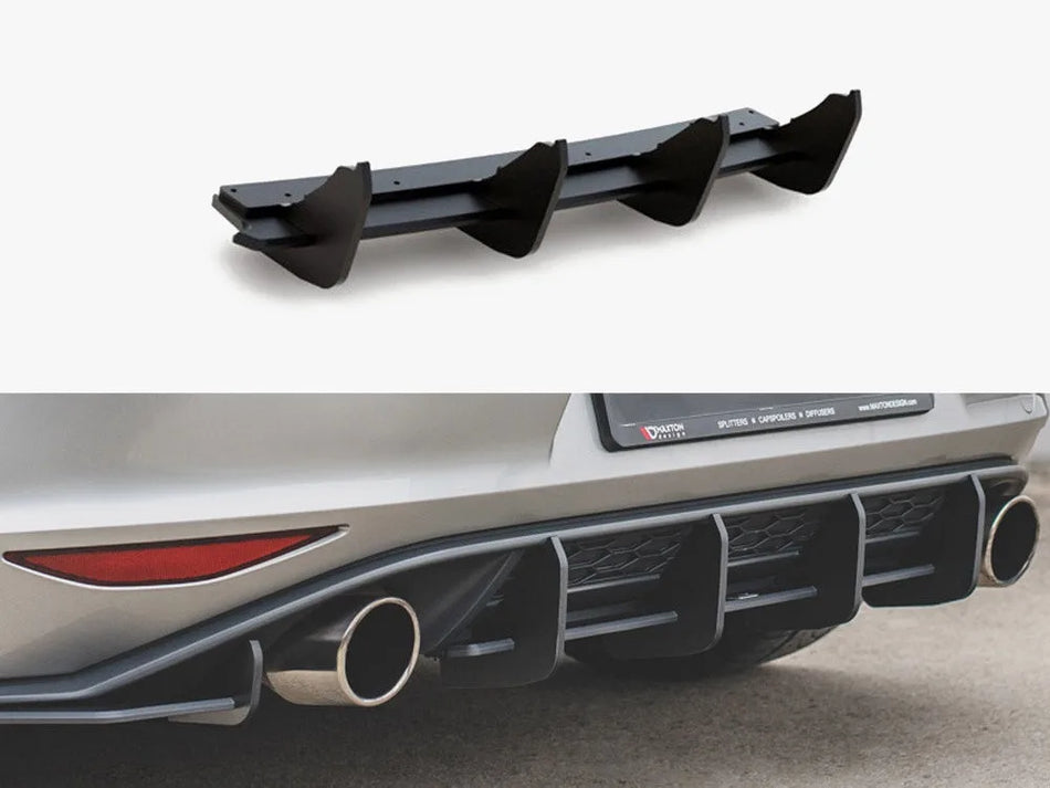 Maxton Street PRO Rear Diffuser V.1 VW Golf Mk7 GTI