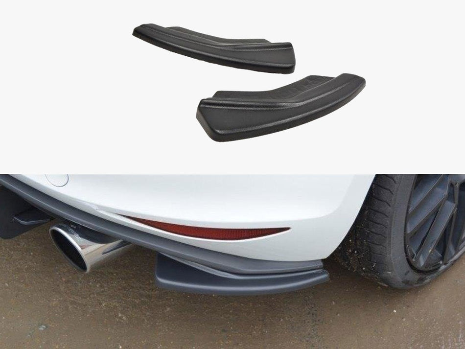 Maxton Rear Side Splitters VW Golf 7 GTI (2013-2016) CARBON LOOK