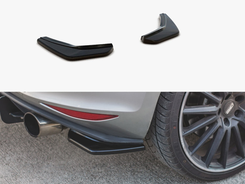 Maxton Rear Side Splitters V2 VW Golf 7 GTI (2013-2016) CARBON LOOK
