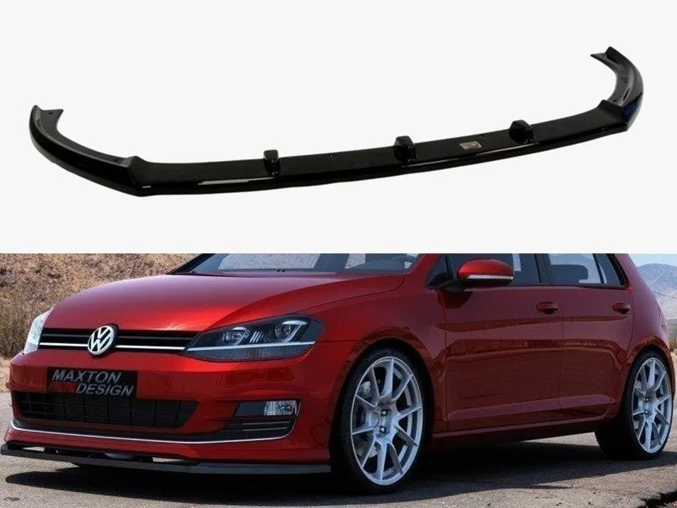 Maxton Front Splitter VW Golf VII For Sport PACK