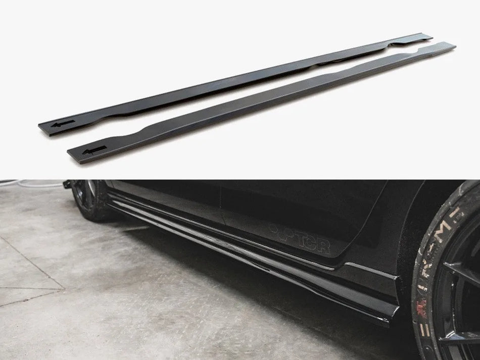 Maxton Side Skirt Diffusers Volkswagen Golf GTI TCR Mk7 Facelift