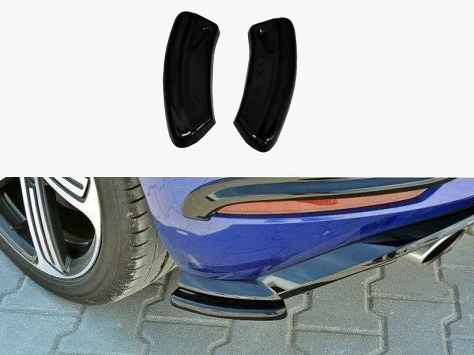 Maxton Rear Side Splitters Volkswagen Golf Hatchback R / R-Line Mk7 Facelift