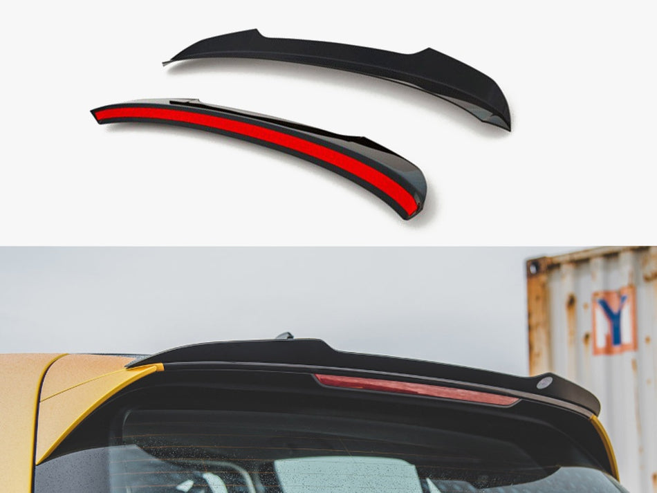 Maxton Spoiler CAP V.1 Volkswagen Golf Mk8 - Carbon Look