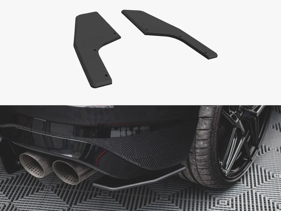 Maxton Street PRO Rear Side Splitters VW Golf R Mk8