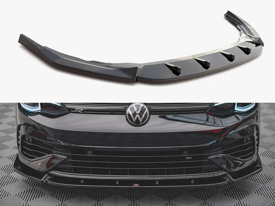 Maxton Front Splitter V.2 VW Golf R Mk8