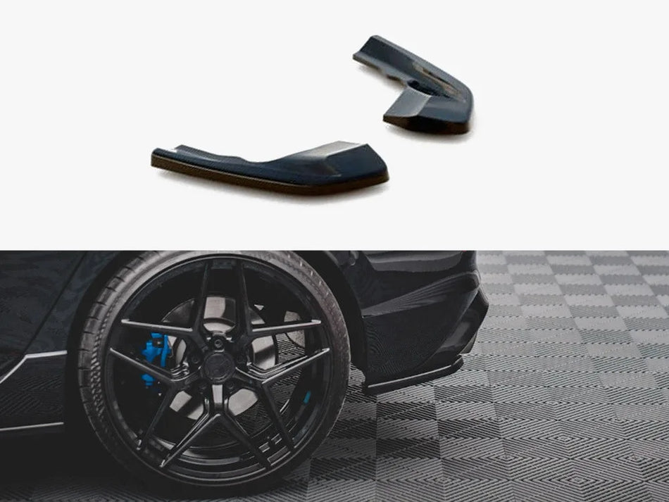 Maxton Rear Side Splitters V.1 Volkswagen Golf R Mk8