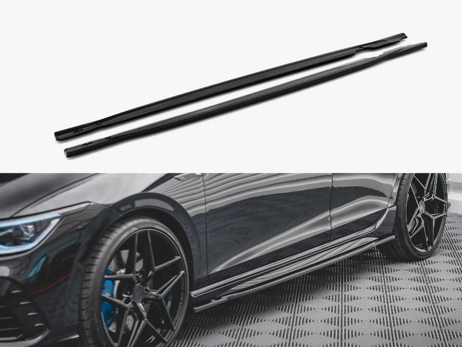 Maxton Side Skirts Diffusers V.1 Volkswagen Golf R Mk8