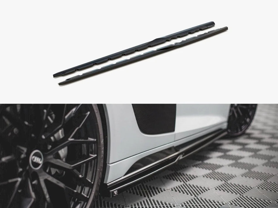 Maxton Side Skirts Diffusers V.1 Audi R8 Mk2 Facelift