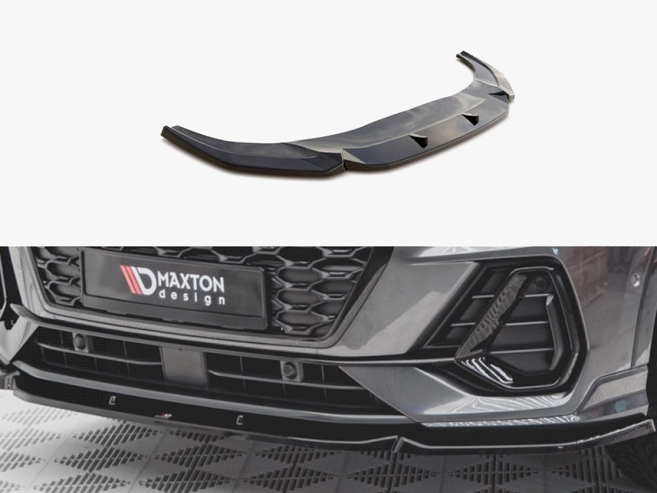 Maxton Front Splitter V.1 Audi Q3 Sportback / SUV S-Line F3