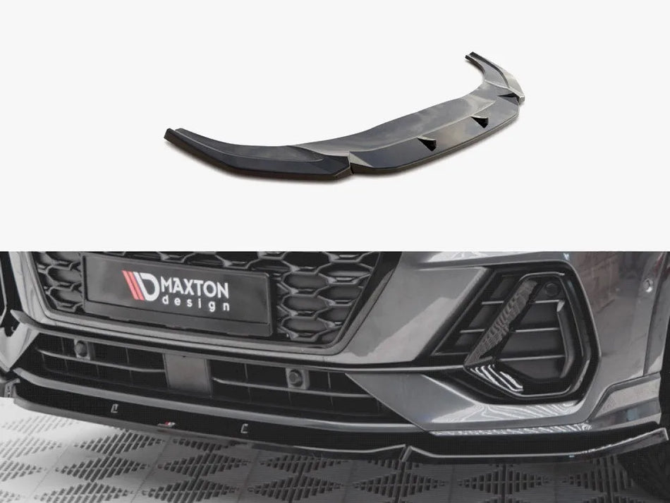 Maxton Front Splitter V.1 Audi Q3 Sportback / SUV S-Line F3