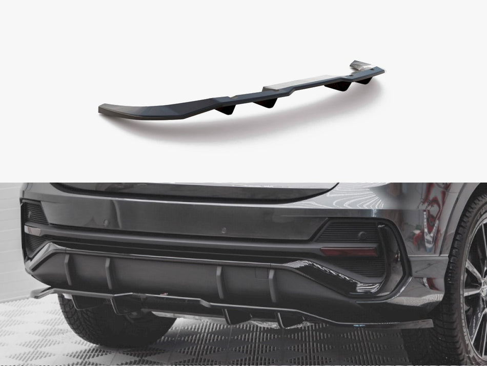 Maxton Rear Splitter (Vertical Bars) Audi Q3 Sportback S-Line