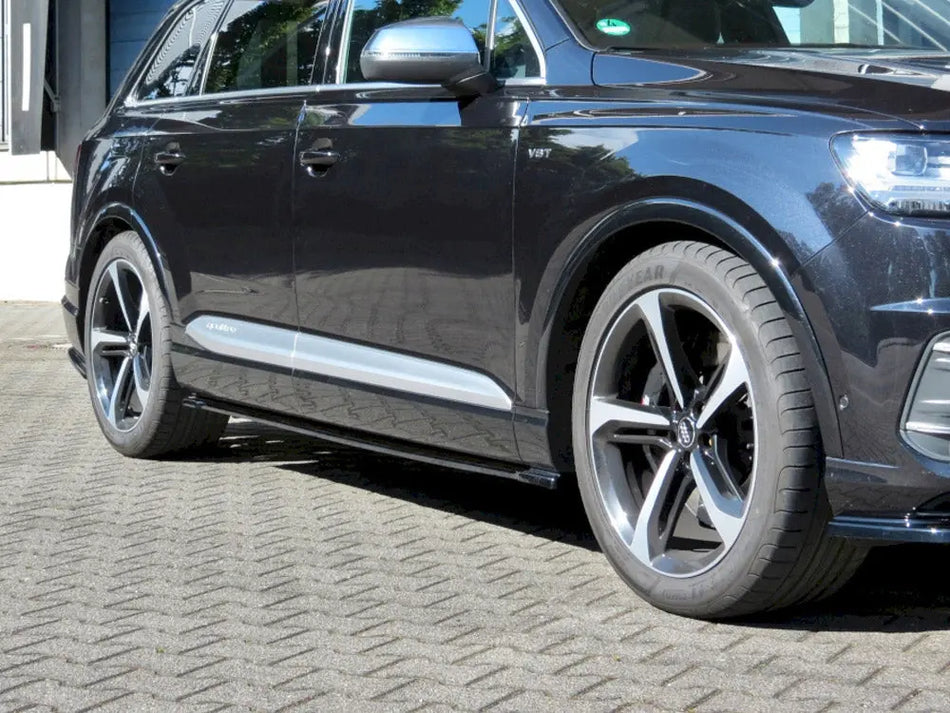Maxton Side Skirts Diffusers Audi SQ7 / Q7 S-Line Mk2 - Textured