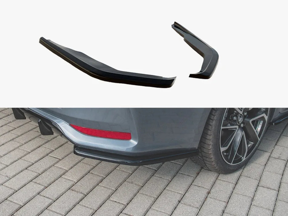 Maxton Rear Side Splitters Toyota Corolla Mk12 Sedan - Textured