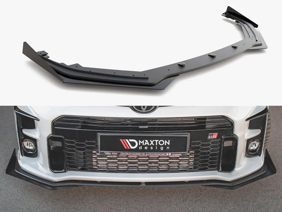 Maxton Street PRO Front Splitter + Flaps Toyota GR Yaris Mk4