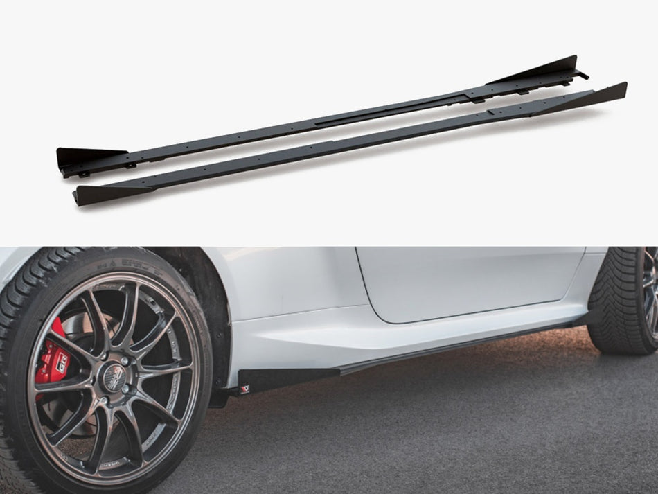 Maxton Street PRO Side Skirts Diffusers + Flaps Toyota GR Yaris Mk4