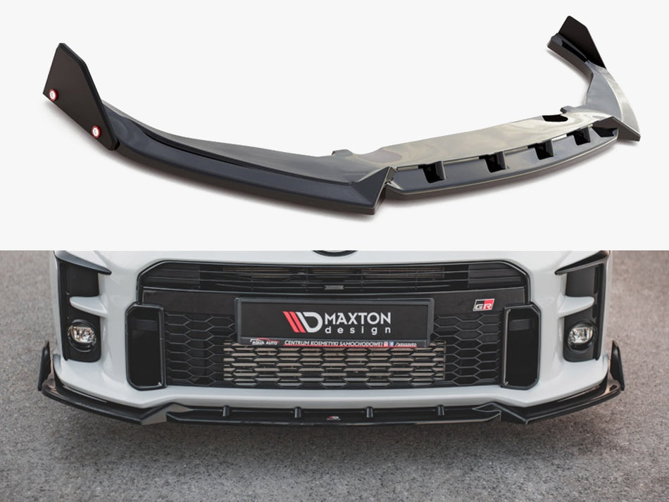 Maxton Front Splitter V.2 + Flaps Toyota GR Yaris Mk4