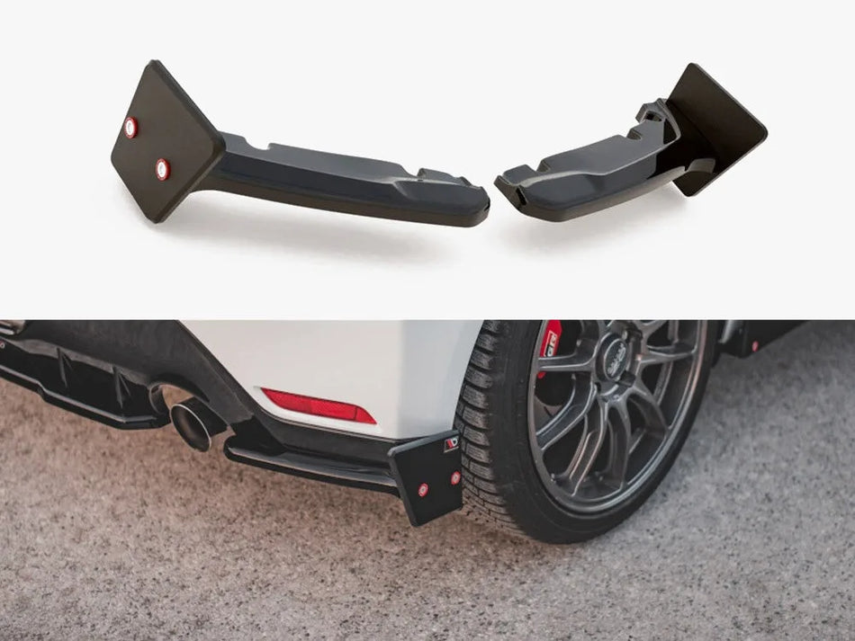 Maxton Rear Side Splitters V.2 + Flaps Toyota GR Yaris Mk4