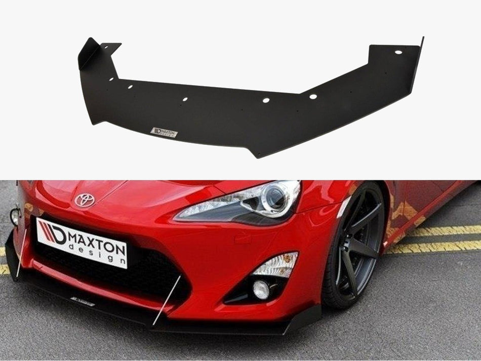 Maxton Front Racing Splitter Toyota GT86 (With Wings)