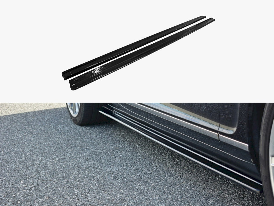Maxton Side Skirts Splitters Bentley Continental GT (2009-12) - Carbon Look