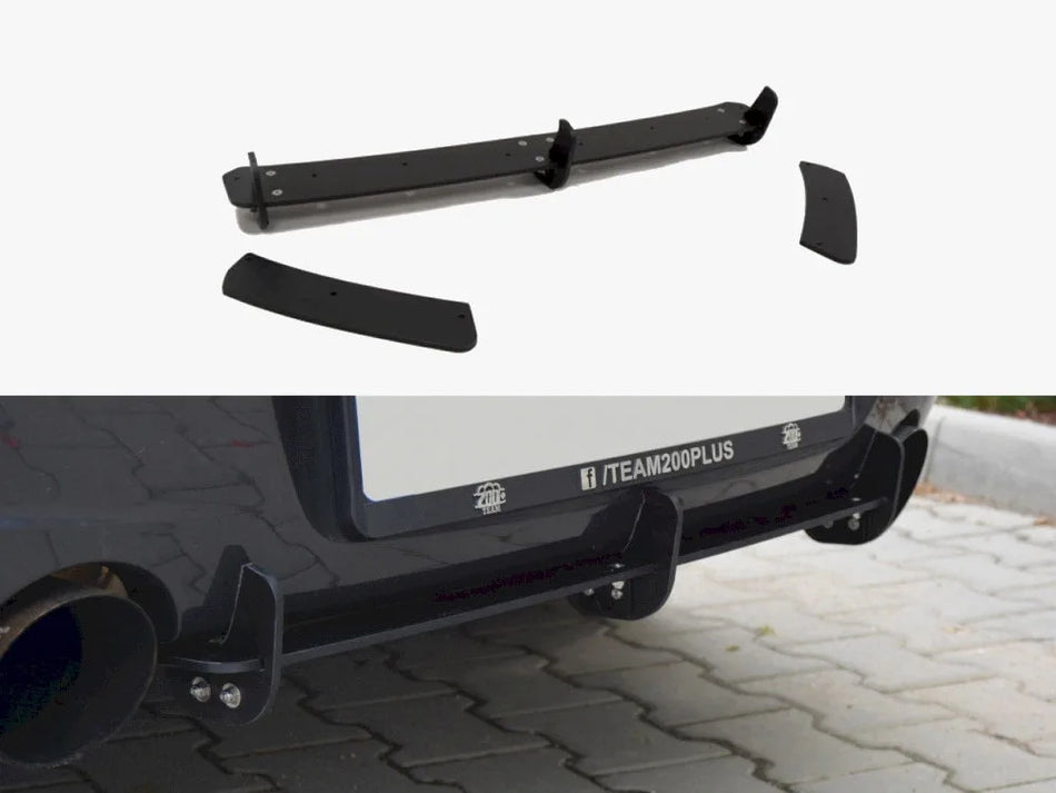 Maxton Rear Diffuser & Rear Side Splitters BMW 1 F20/F21 M-Power (Preface)