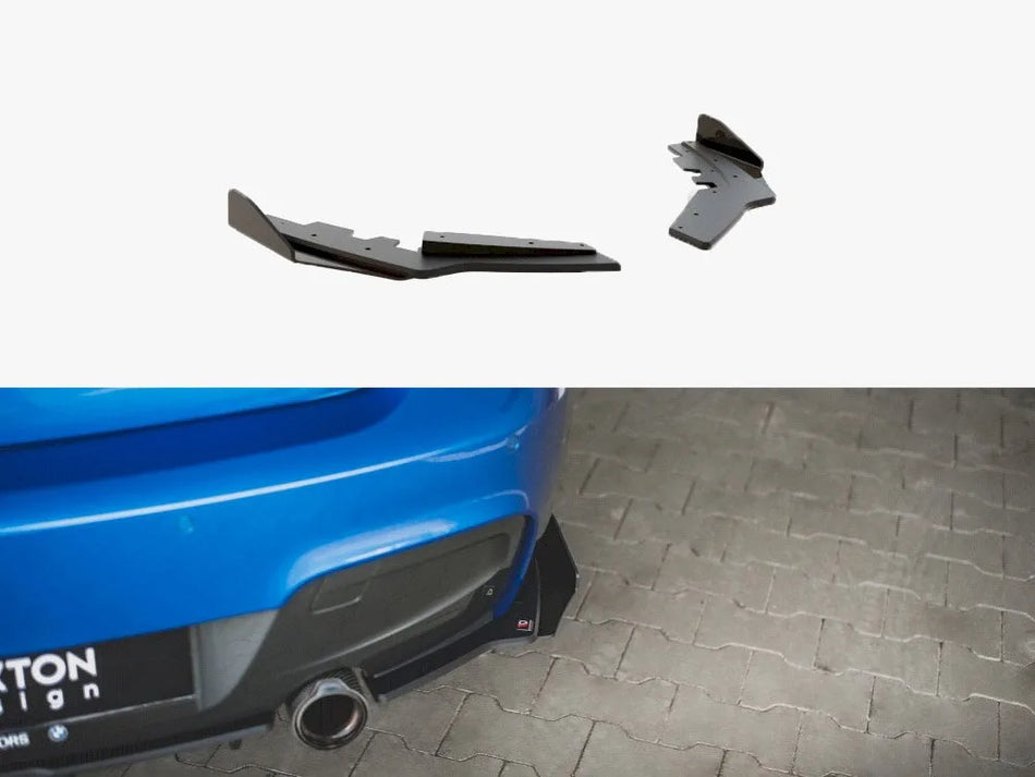 Maxton Street PRO Rear Side Splitters + Flaps BMW M135I F20