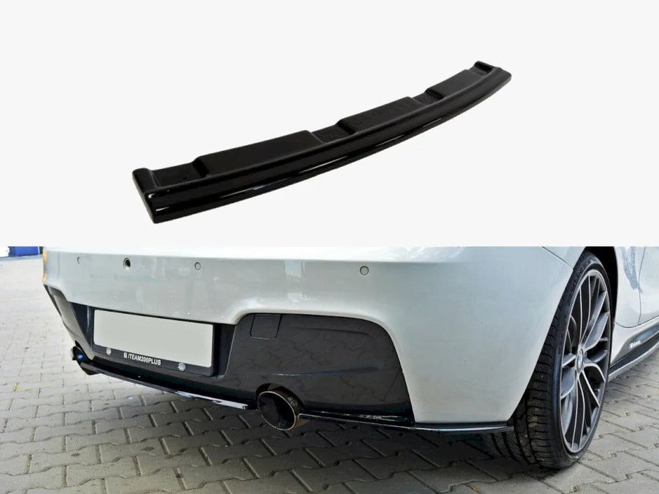 Maxton Central Rear Splitter BMW 1 F20 / F21 - Carbon Look