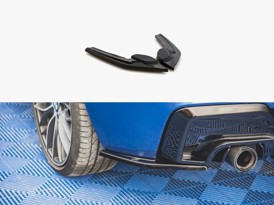 Maxton Rear Side Splitters V.2 (For rear valance v.1) BMW M135i F20