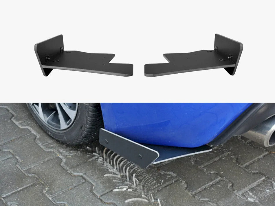 Maxton Racing Rear Side Splitters Subaru BRZ Mk1 / Mk1 Facelift