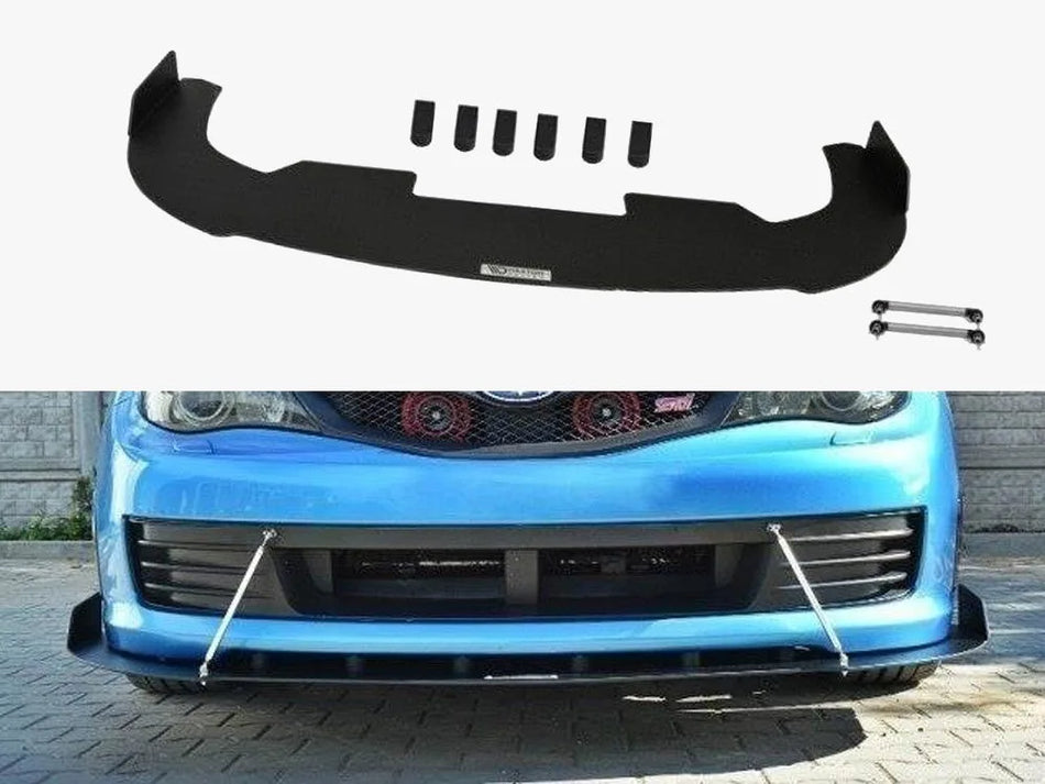 Maxton Front Racing Splitter Subaru Impreza WRX STI Mk3