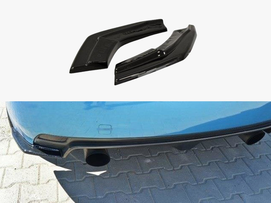 Maxton Rear Side Splitters Subaru Impreza WRX STI Mk3 - Carbon Look