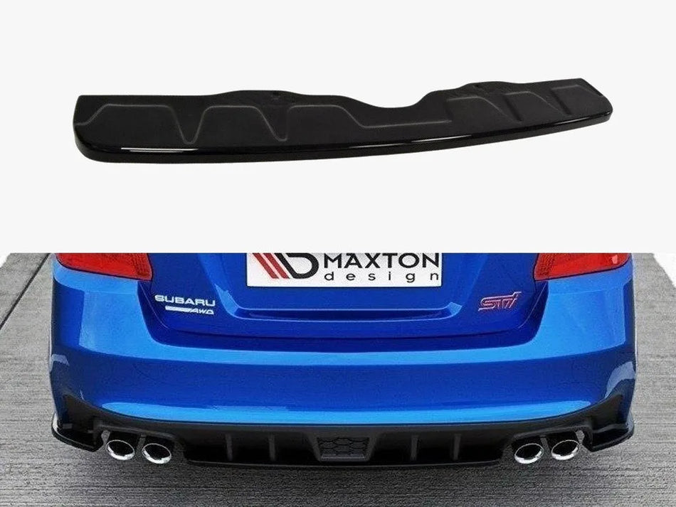 Maxton Central Rear Splitter Subaru WRX STI