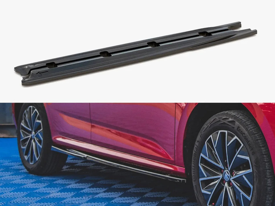 Maxton Side Skirts Diffusers Skoda Kamiq (2019-) - Textured
