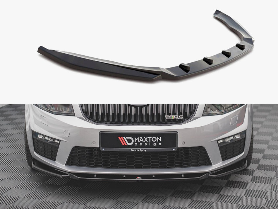 Maxton Front Splitter V.4 Skoda Octavia RS Mk3 (2013-2016)