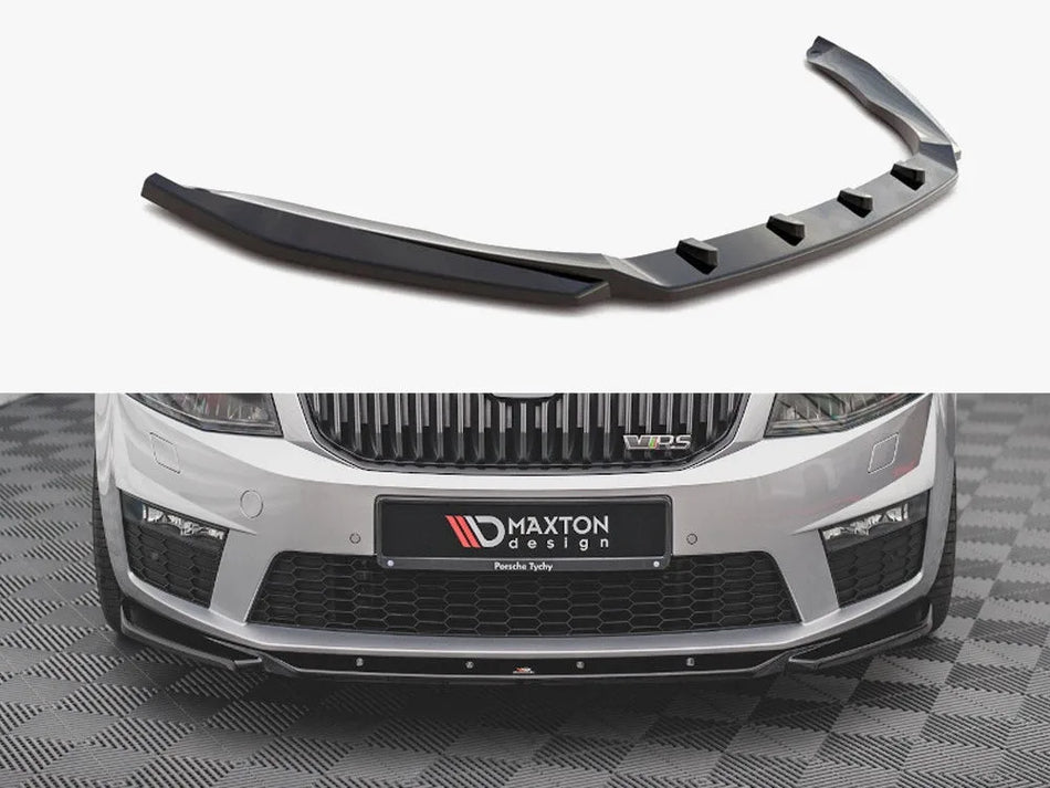 Maxton Front Splitter V.4 Skoda Octavia RS Mk3 (2013-2016)