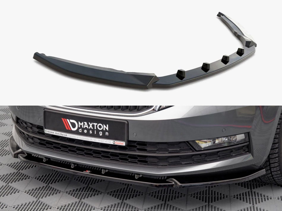 Maxton Front Splitter V.1 Skoda Octavia MK3 Facelift (2016-2020)