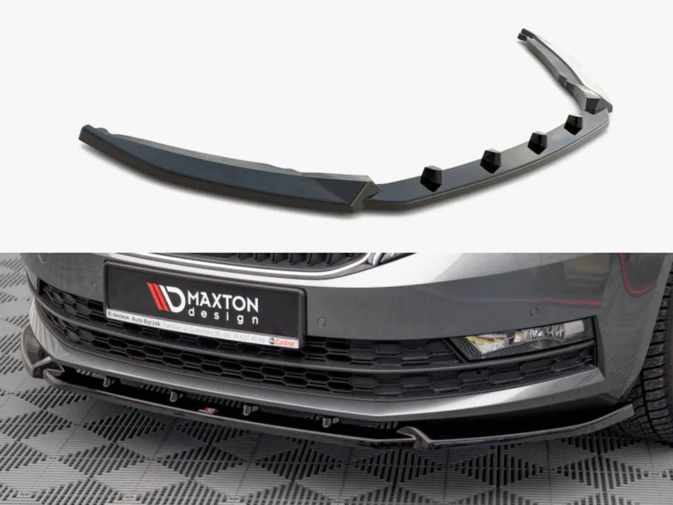 Maxton Front Splitter V.1 Skoda Octavia MK3 Facelift (2016-2020)