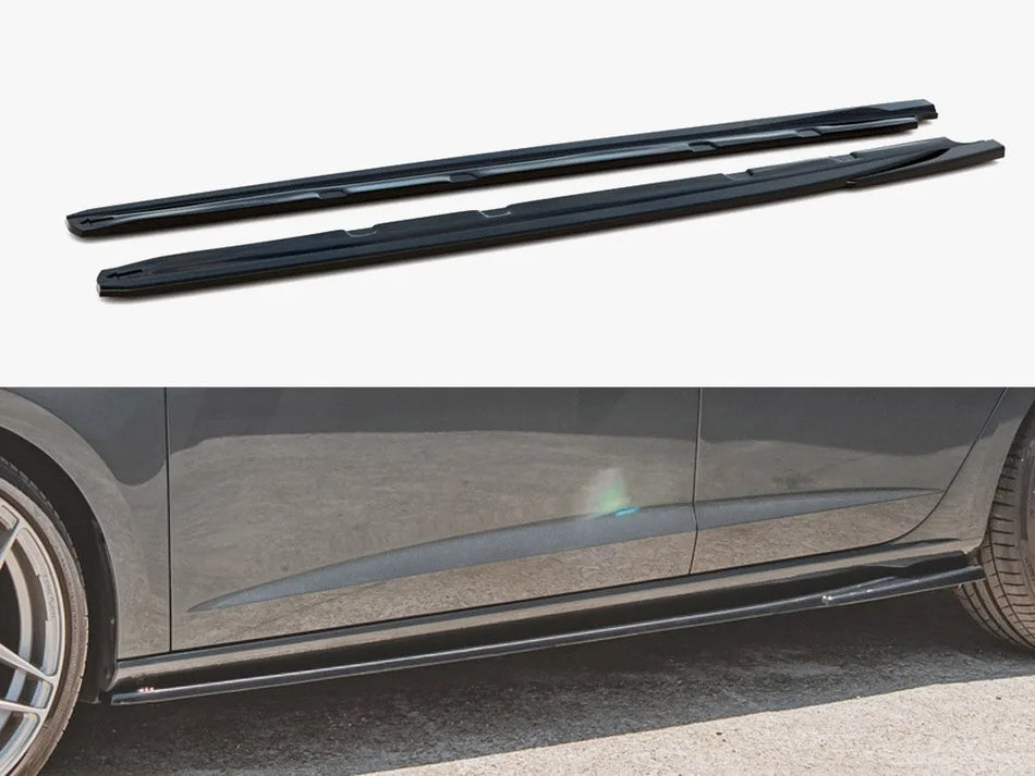 Maxton Side Skirts Diffusers V.5 Seat Leon Mk3 Cupra / FR Facelift