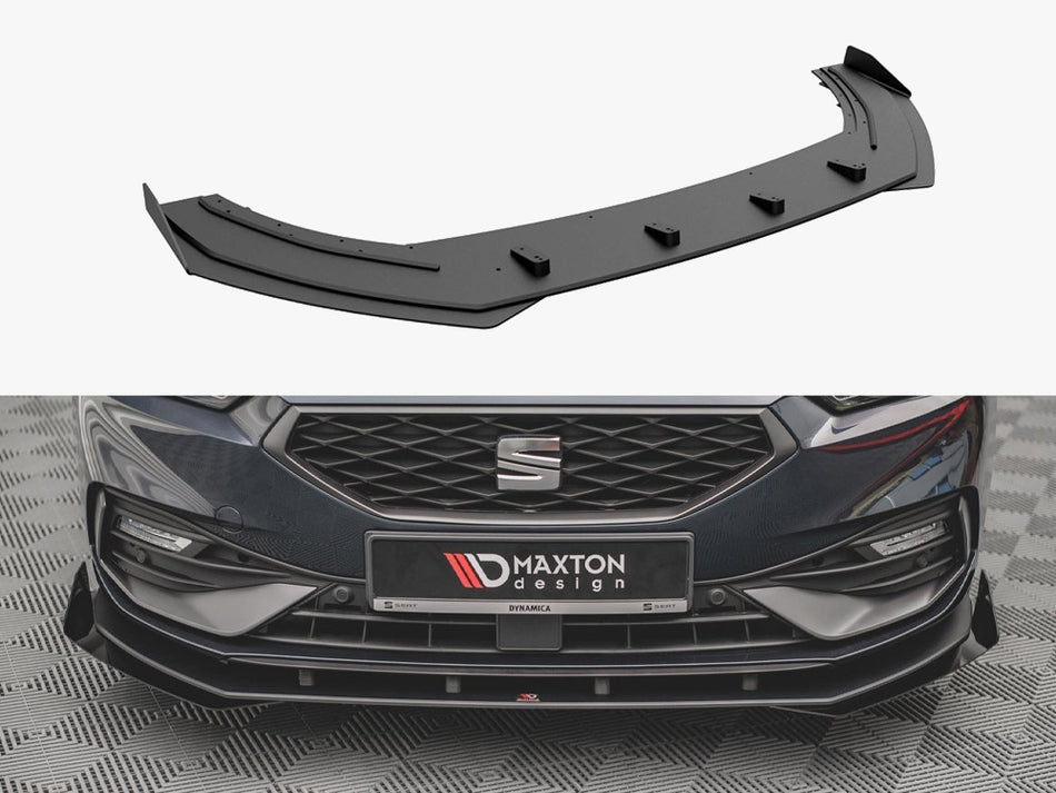 Maxton Street PRO Front Splitter + Flaps Seat Leon FR Mk4