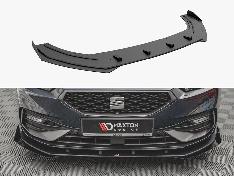 Maxton Street PRO Front Splitter + Flaps Seat Leon FR Mk4