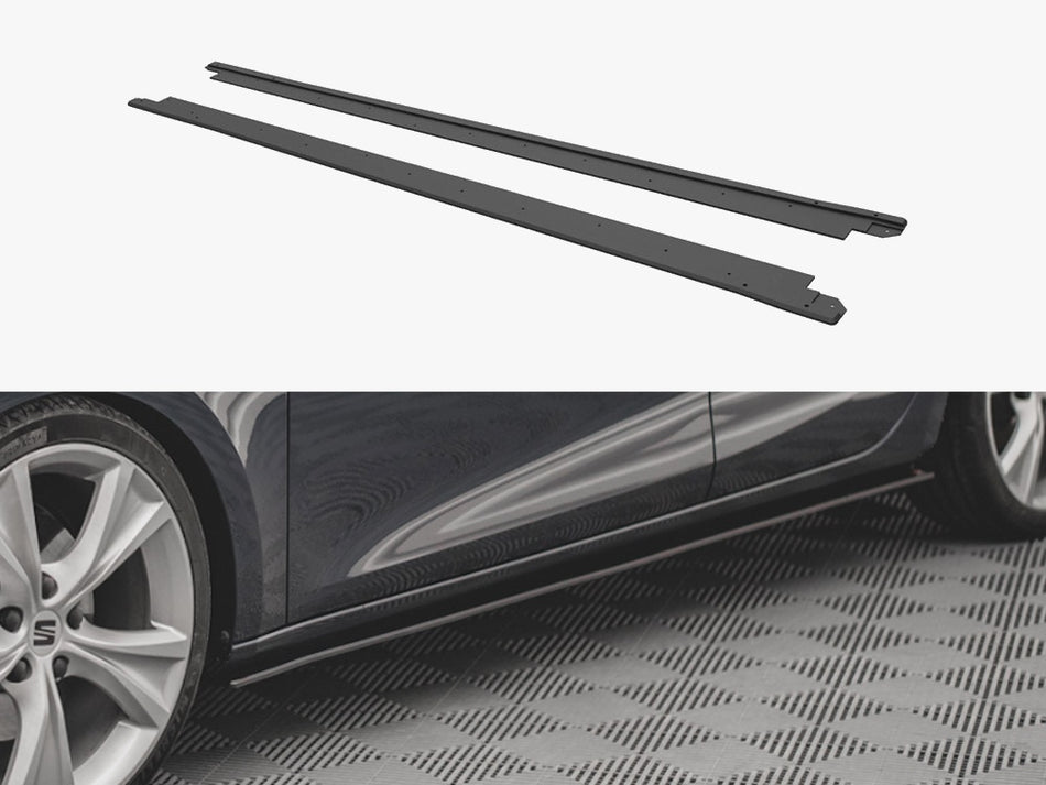 Maxton Street PRO Side Skirts Diffusers Seat Leon FR Mk4