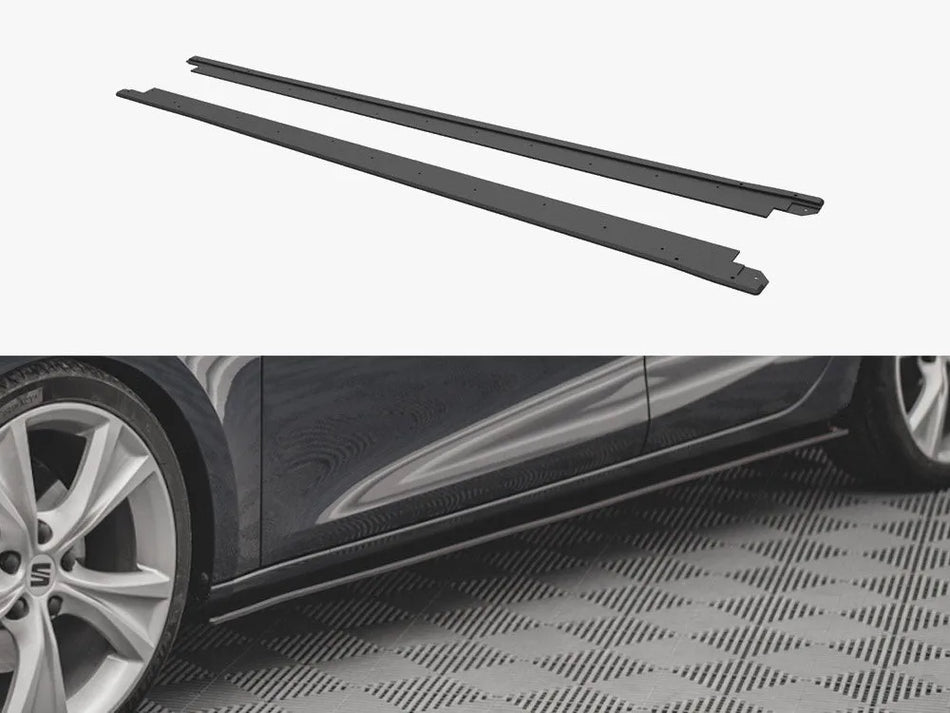 Maxton Street PRO Side Skirts Diffusers Seat Leon FR Mk4